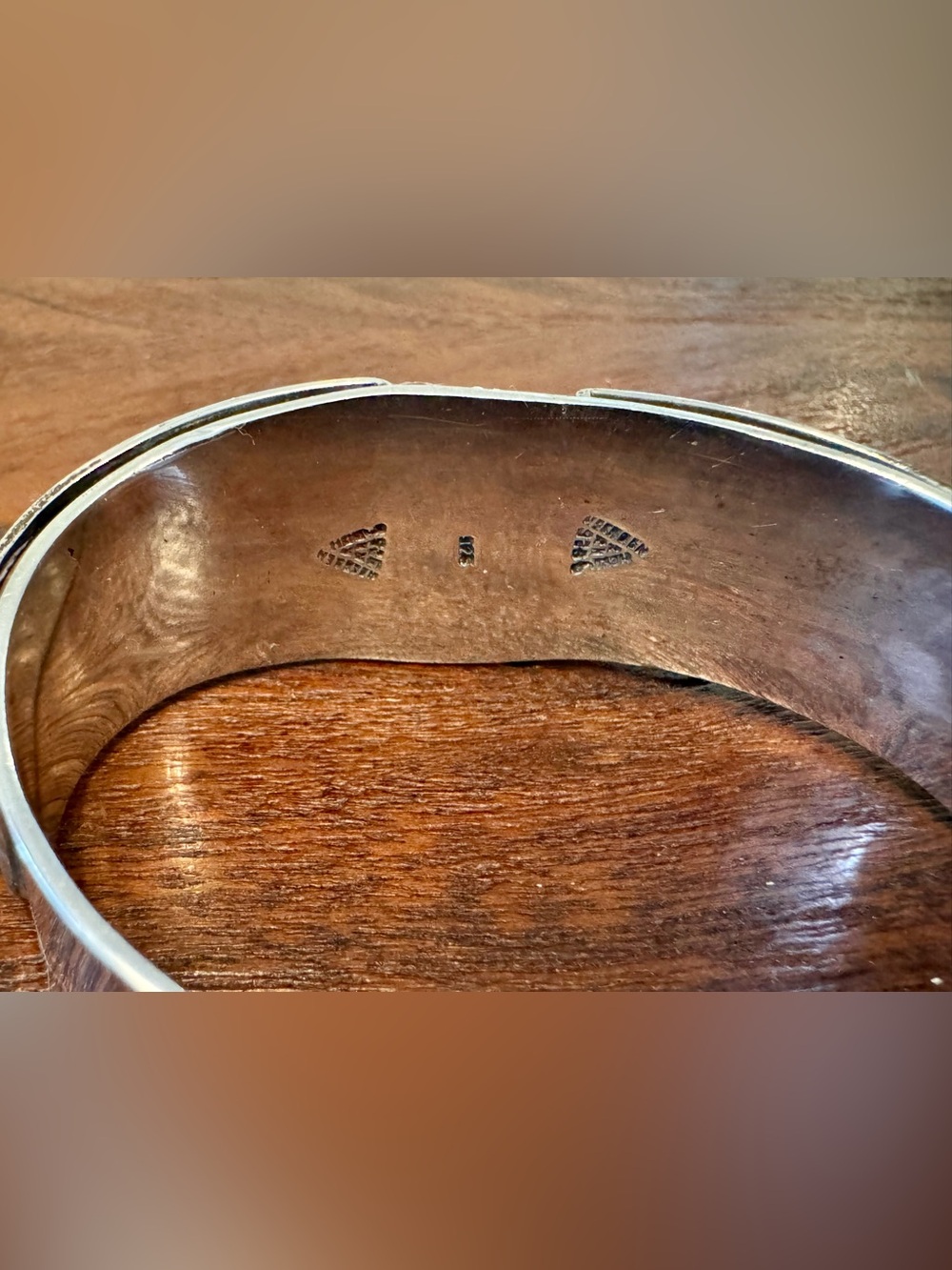 VTG Taxco Sterling Silver Cuff w/Turquoise Heavy Statement Bracelet Mexico 70g - Picture 8 of 11